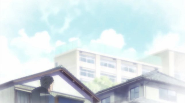 桜丘高校の門